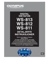 DETALJERTE INSTRUKSJONER DIGITAL DIKTAFON - Olympus