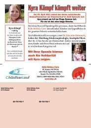 Flyer - Kids Kidney Care