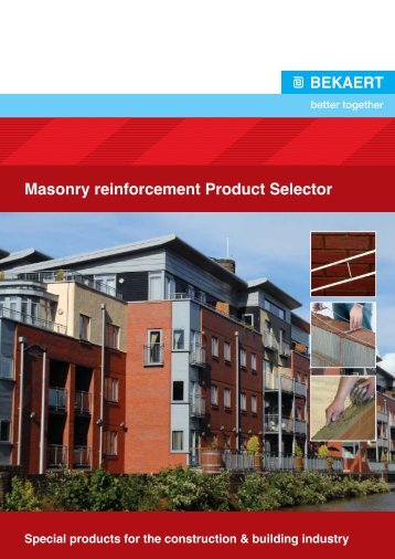 Masonry Reinforcement Product Selector - Bekaert