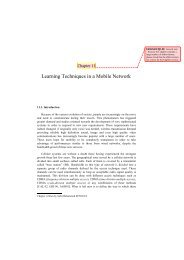 Learning Techniques in a Mobile Network - Sidi Mohammed ...