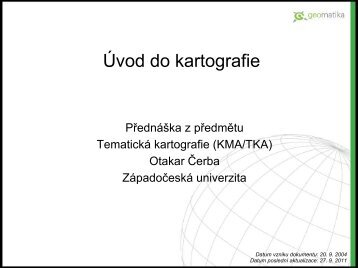 Ãvod do kartografie