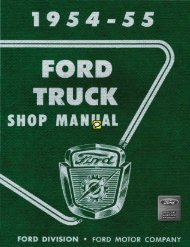 DEMO - 1954-55 Ford Truck Shop Manual - ForelPublishing.com