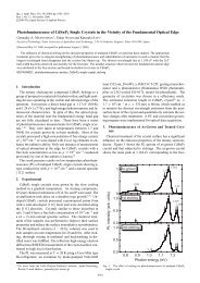 Photoluminescence of CdSnP2 Single Crystals in the Vicinity of the ...