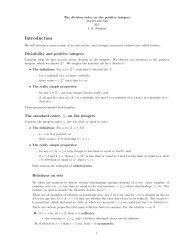 Introduction to partially ordered sets. The division order.