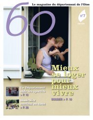 Mieux se loger pour mieux vivre - Conseil général de l'Oise