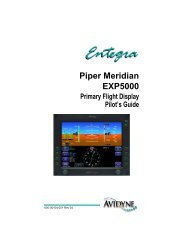 Piper Meridian EXP5000 - Avidyne