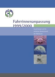 Fahrrinnenanpassung 1999/2000