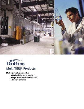 Multi-TERJÂ® Products - DuBois Chemicals