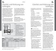 Glasfalz und Klotzung von Isolierglas Glasfalz und Klotzung von ...