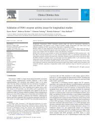 Validation of PON1 enzyme activity assays for longitudinal studies