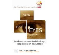 brochure Leiderschapsontwikkeling - De Boer & Ritsema van Eck