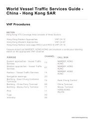 World Vessel Traffic Services Guide - China ... - World VTS Guide