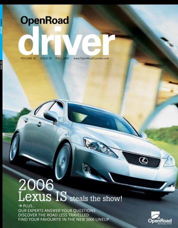 Fall 2005 - OpenRoad Driver