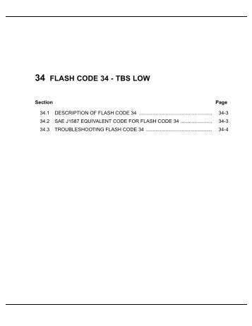 34 FLASH CODE 34 - TBS LOW - ddcsn