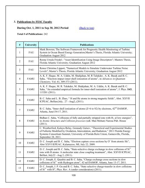 Annual Report- Part III - Florida Energy Systems Consortium