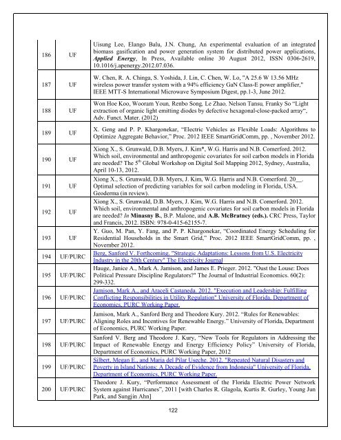 Annual Report- Part III - Florida Energy Systems Consortium