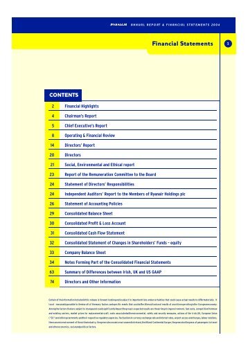 Annual Report 2004 - Ryanair