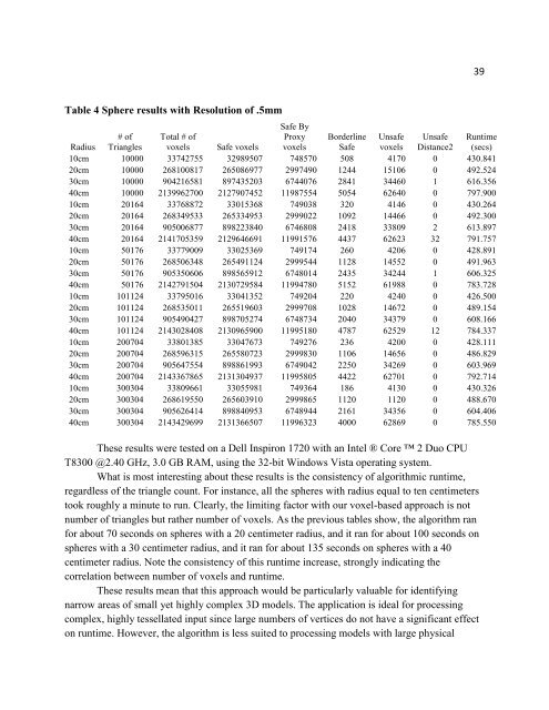 1 Using Voxelization and Ray-Tracing to Identify Wall Thinness of ...