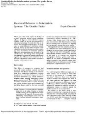 Unethical behavior in information systems: The gender factor