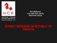 DONKEY BREEDING IN REPUBLIC OF CROATIA - dagene