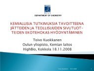 HighBio Seminar 1811-08 Toivo Kuokkanen.pdf - Kokkolan ...