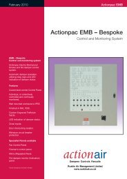 Actionpac EMB – Bespoke Control and Monitoring System - Actionair