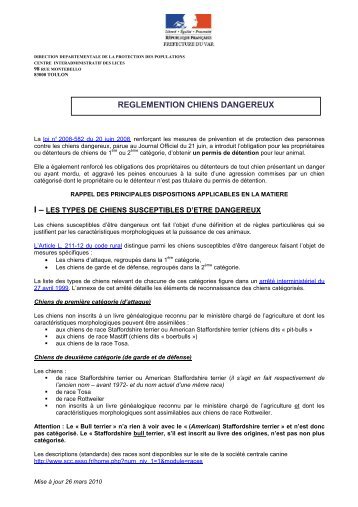 Liste chiens dangereux - Onex Liste chiens dangereux - Onex