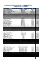 RESULTADO DAS COMPROVAÃÃES DE INFORMAÃÃES - 2Âª ...