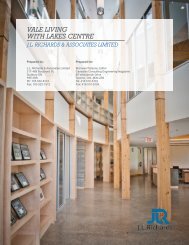 VALE LIVING WITH LAKES CENTRE - Canadian Consulting Engineer