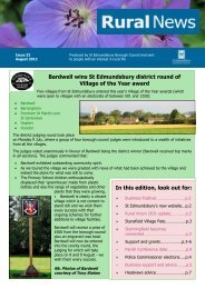 Bardwell wins St Edmundsbury district round of Village of the Year ...