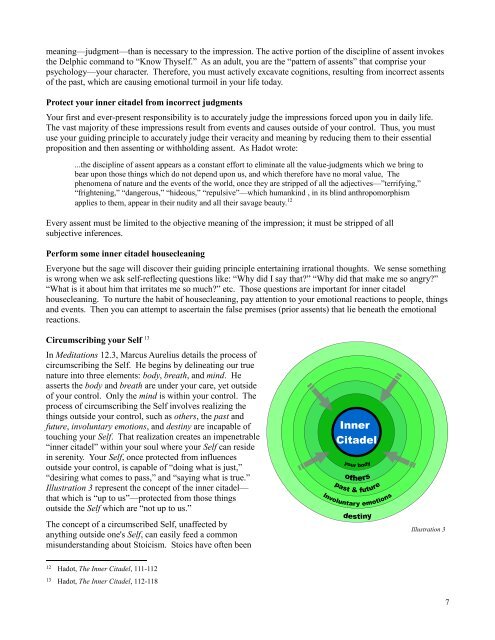 Self-Coherence: - College of Stoic Philosophers