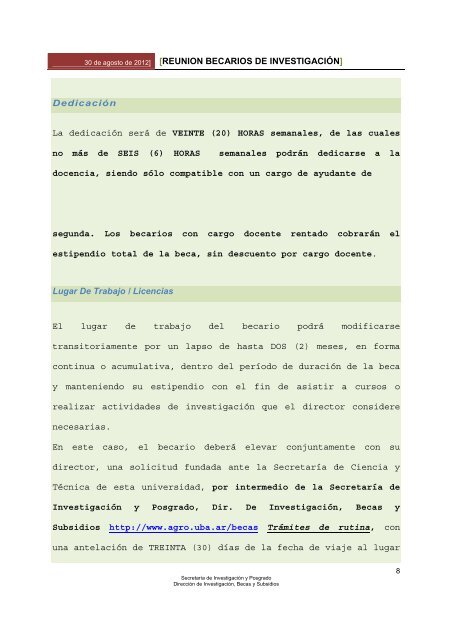Manual del Becario - Universidad de Buenos Aires