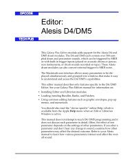 Editor: Alesis D4/DM5 - Free Pro Audio Schematics