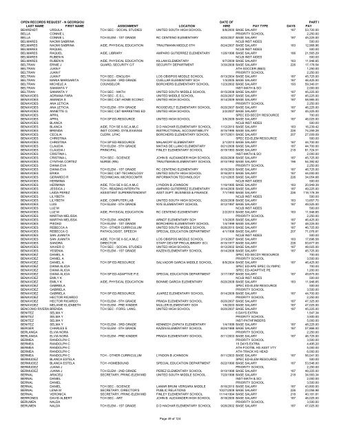 UISD payroll 2010-11 - Que Fregados