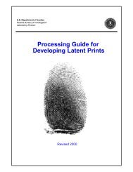 Processing Guide for Developing Latent Prints (2000) - Onin.com