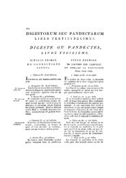 digestorum seu pandectarum digeste ou Ï a Î½ de ... - Histoire du droit