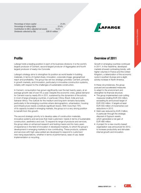 Annual Report 2011 - Analist.be