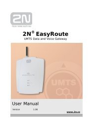 User manual version 1.06 - 2N Telekomunikace a.s.