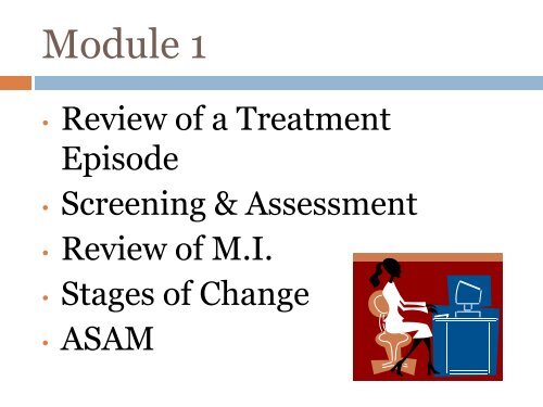 Clinical Notation: Documentation for clients in treatment - CASAT