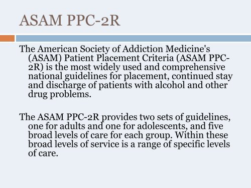 Clinical Notation: Documentation for clients in treatment - CASAT