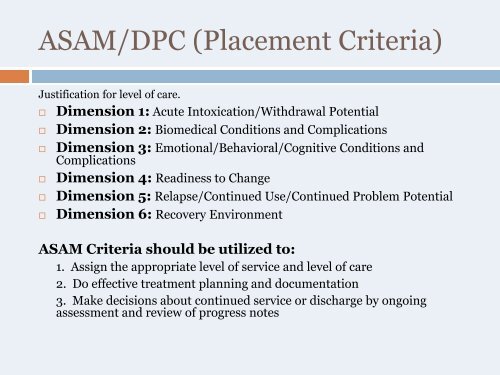 Clinical Notation: Documentation for clients in treatment - CASAT