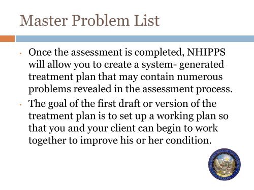 Clinical Notation: Documentation for clients in treatment - CASAT