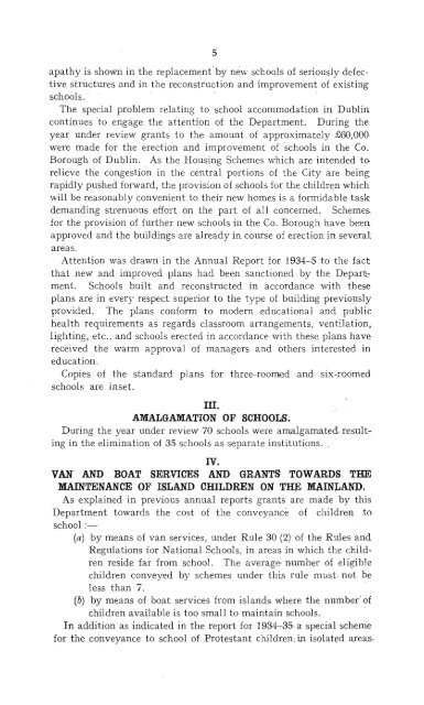 Statistical Report 1935-1936 - Department of Education and Skills