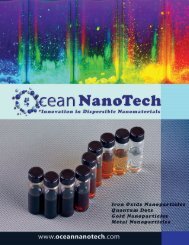 Download Ocean NanoTech's Product Catalog
