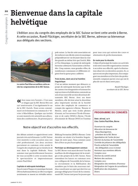 Context N° 5 2011 - Validation des acquis (PDF, 6830 kb) - Sec Suisse