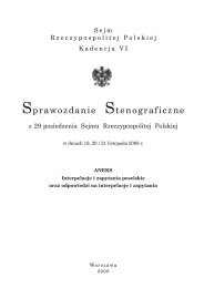 Aneks - Sejm Rzeczypospolitej Polskiej