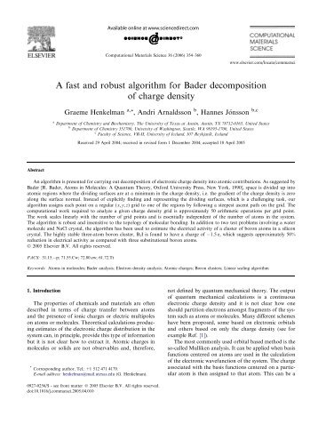 A fast and robust algorithm for Bader decomposition of charge density
