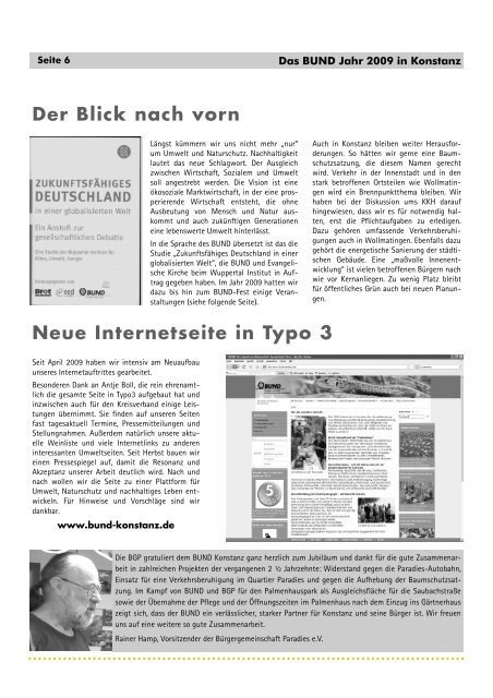 Jahresbericht 2009.pub - BUND Konstanz