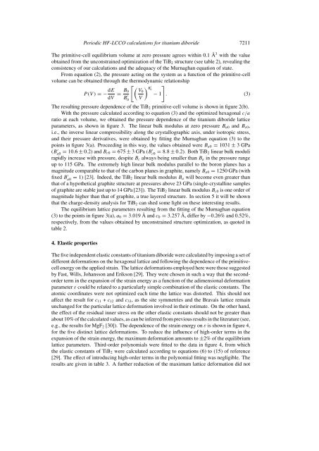 Periodic HartreeâFock linear combination of crystalline orbitals ...