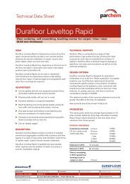 Durafloor Leveltop Rapid TDS - Parchem